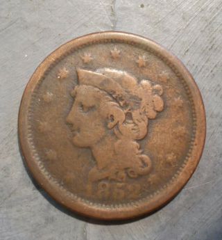 1852 U.  S.  Large Cent,  One Cent