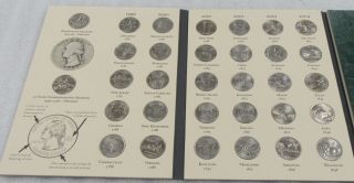 1999 - 2008 US State Quarters Complete Set of 52 - Coins in Album 2