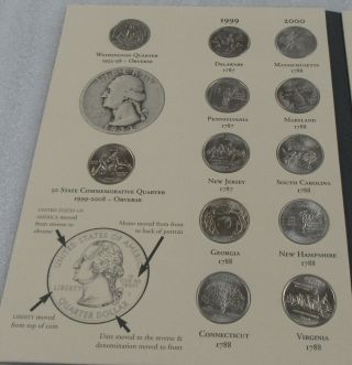 1999 - 2008 US State Quarters Complete Set of 52 - Coins in Album 3