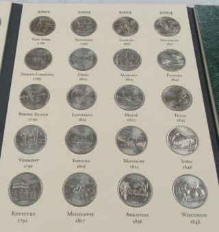 1999 - 2008 US State Quarters Complete Set of 52 - Coins in Album 4