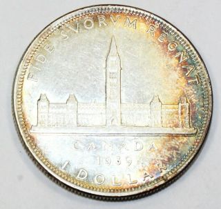 1939 Canada / Canadian One Silver Dollar - Au About Uncirculated