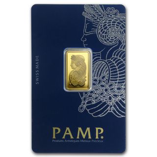 5 Gram Gold Bar - Pamp Suisse Lady Fortuna Veriscan® (in Assay) - Sku 82247