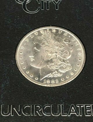 3 Pc 1882 1883 1884 CC Carson City Morgan Silver One Dollar $1 Coins GSA Hoard 4