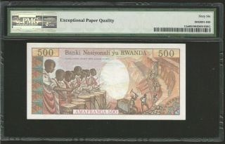 RWANDA,  500 FRANCS (1978) PMG 66 UNC 2