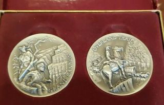 1972 Wittnauer Precious Metals Guild Commemorative Sterling Silver Coins