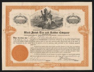 1919 Iowa: Black Hawk Tire And Rubber Company