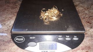10.  7 Grams 14k Scrap Gold Jewelry