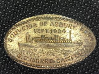 1934 Asbury Park Coin/token/medal S.  S.  Morro Castle
