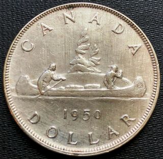 1950 Arnprior Canada Silver $1 Dollar Ef Key Date