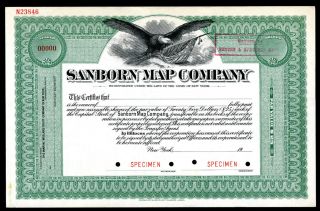 Sanborn Map Co. ,  Specimen Stock.
