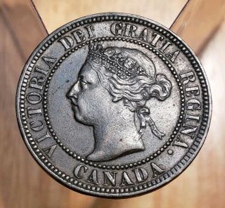 Canada 1900 Queen Victoria Large Cent - -