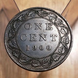 Canada 1900 Queen Victoria Large Cent - - 2