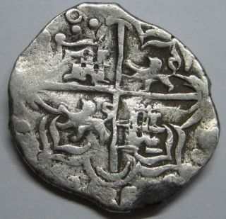 Philip Iii 4 Real Cob Potosi 1620 ? Spain Colonial Bolivia Silver Spanish
