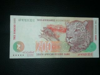 1994 South Africa 200 Rand - Signed By Chris Stals 9703133