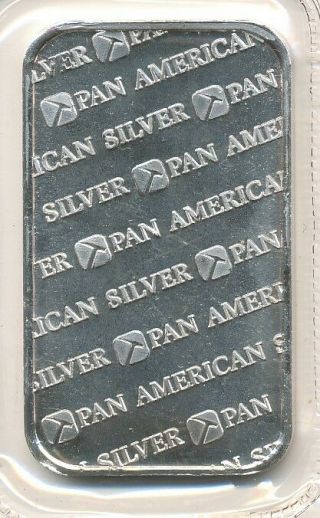 1 oz Pan American Silver Bars (. 999 Pure) - Sheet of 10 Bars - U.  S.  Made 4