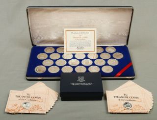 Complete Set Of 25 Coins British Virgin Islands Treasure Coins Of The Caribbean