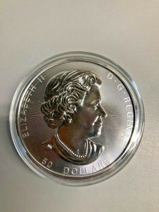 2018 Canada Silver Maple Leaf - 10 Oz - $50 - Bu