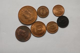 Mauritius Coin Set In A98 Zr29