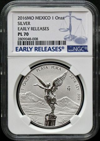 2016 Mexico Silver Reverse Proof Libertad Set - NGC PF69 & PL70 Early Releases 4