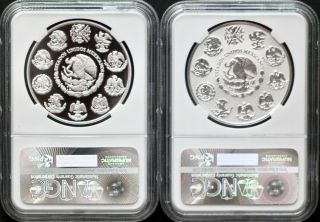 2016 Mexico Silver Reverse Proof Libertad Set - NGC PF69 & PL70 Early Releases 6