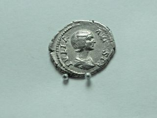 Roman Coin Julia Domna,  W.  Of S.  Severus.  Ar Denarius.  Ae20mm; 3.  08g.  Roma.  Vf