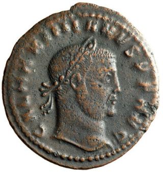 & LARGE Roman Coin of Galerius 