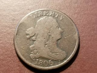 1806 Half Cent,  Grade