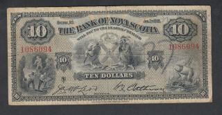 1935 Bank Of Nova Scotia 10 Dollars