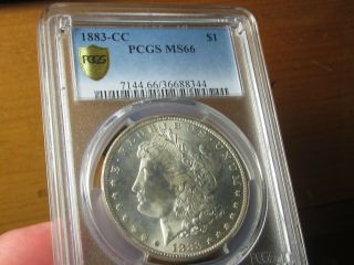 Much Better Dated Cc Minted Morgan 1883 - Cc Pcgs Ms - 66 A Truely Special Gem