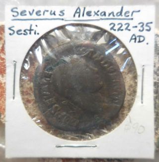 32mm,  20.  63g,  Severus Alexander Sestertius,  Rome,  222 - 235 AD,  Romulus Advancing 2