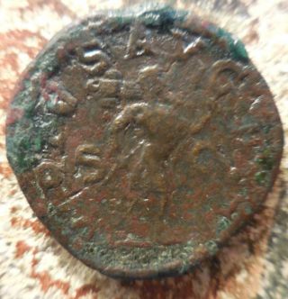 32mm,  20.  63g,  Severus Alexander Sestertius,  Rome,  222 - 235 AD,  Romulus Advancing 5