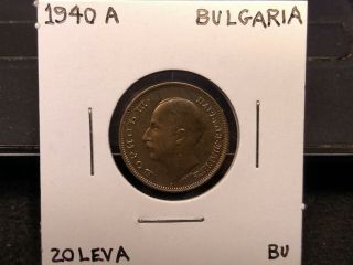 1940 A Bulgaria 20 Leva Uncirculated