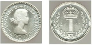 Uk Elizabeth Ii Maundy Set 2007 Fdc 1 - 2 - 3 - 4 Silver Pence.  Brilliant Unc.  M.