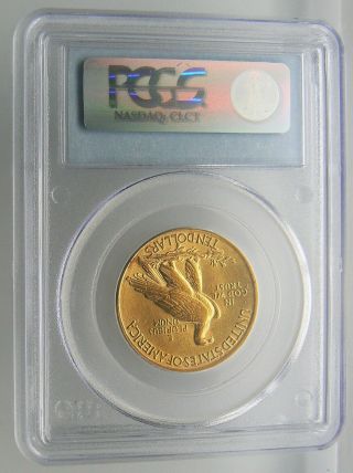 1911 $10 PCGS AU55 INDIAN HEAD GOLD EAGLE COIN 2