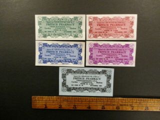 Five Canadian Tire Style Money Fritsch I.  D.  A.  Pharmacy Kitchener Ontario