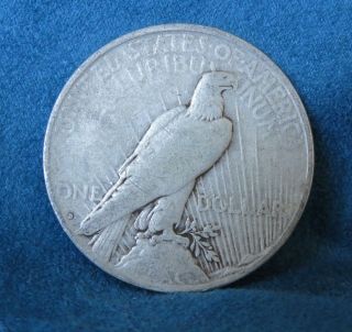1934 D United States of America Peace Silver Dollar Denver 2