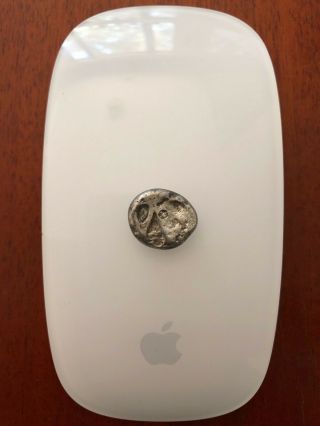 Ancient Solid Silver Coin AR Siglos Achaemenid Empire 485 - 420 BC 2 4