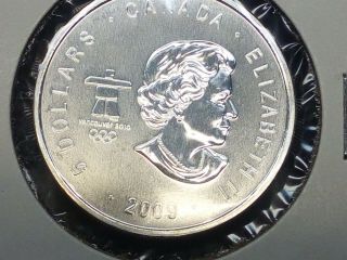 2009 Canada 5 Dollar Silver Coin Maple Leaf,  Vancouver
