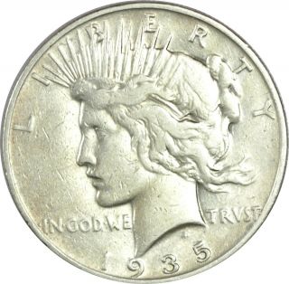 1935 - S Peace Dollar Key Date Coin Vf