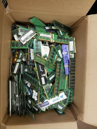 13 Lbs.  Of Memory Ram For Gold Scrap And Recovery