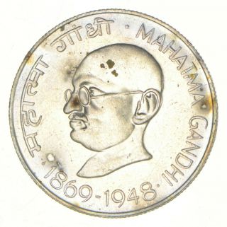 Silver - World Coin - 1969 India 10 Rupees - 15g - World Silver Coin 717