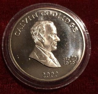 Calvin Coolidge Republic Of Liberia 2000 Coin