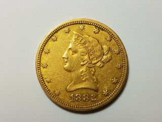 1882 - O $10 Liberty Head Gold Eagle - Orleans - Better Date - Ships Us