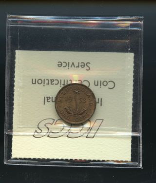 1938 Newfoundland Small Cent ICCS Certified MS63 RB DSP284 2
