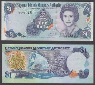 Cayman Islands 1 Dollar 2004 (2006) Banknote Unc Crisp P - 33