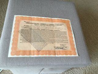 Stock Trust Certificates (6) of Oregon - Pacific Timber & Lumber Co. 3