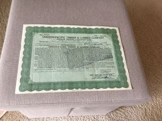 Stock Trust Certificates (6) of Oregon - Pacific Timber & Lumber Co. 4