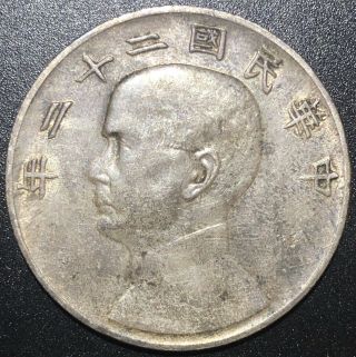 1933 China Junk Silver Dollar