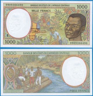 Central African States 1999 (central African Rep. ) 1000 F.  P - 302ff Unc Us - Seller