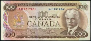 Canada $100 North & Central America Banknote 1975